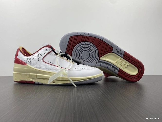 Jordan Retro White Off-White Red SP 2 DJ4375-106 Low 0611